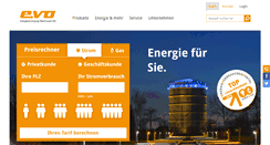 Desktop Screenshot of evo-energie.de