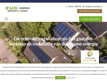 Tablet Screenshot of evo-energie.nl